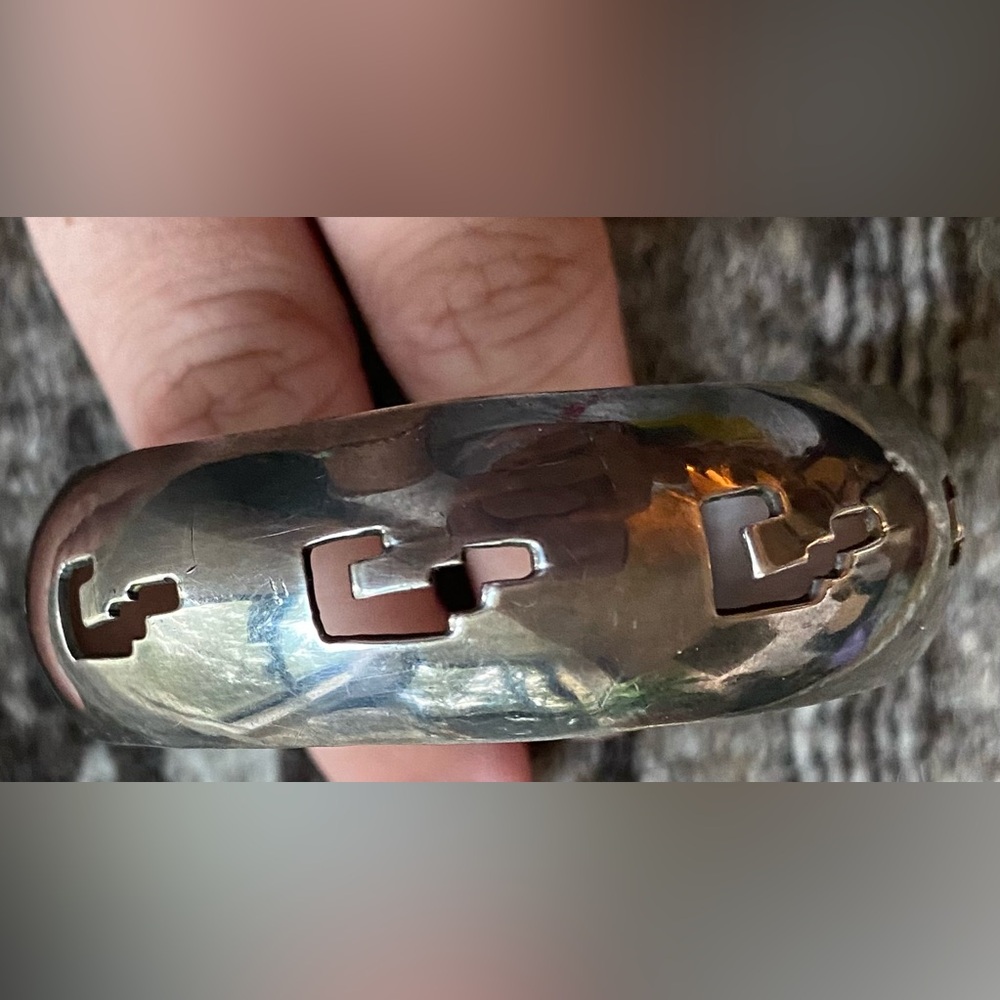 Vintage Native American Sterling Silver Bracelet